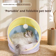 New Cat Tent Small Semi-Enclosed Cat House 4 Seasons Outdoor Cat Bed Khemah Kucing