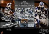 全新未拆 野獸國 Hot Toys – TMS077 –《星際大戰》重裝複製人士兵 & 雙座反重力機車 非 TMS076