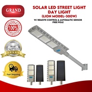 Grand LION model Solar LED Street Light 200/300/400 Watts (LION SOLAR STREET LIGHT)