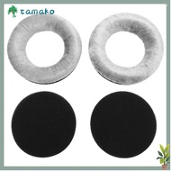TAMAKO 2PCS Noise Isolation Ear Cushions, Soft and Comfortable Velvet Replacement Ear Pads, 100mm Me