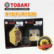 BRAKE PAD TOBAKI R15(F/R) 100%ORIGINAL