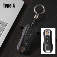 Porsche Cayenne Macan Taycan Panamera Porsche 911 718 Matte Black Hard Key Cover Car Key Remote Cove