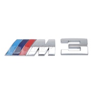 M3 Motorsport Metal Logo Car Sticker Rear Trunk Emblem Grill Badge for BMW E46 E30 E34 E60 E90 F10 F