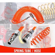 8MM x 5MM FLEXIBLE PU RECOIL HOSE SPRING TUBE FOR COMPRESSOR AIR TOOL / PU Spring Recoil Spiral Air 