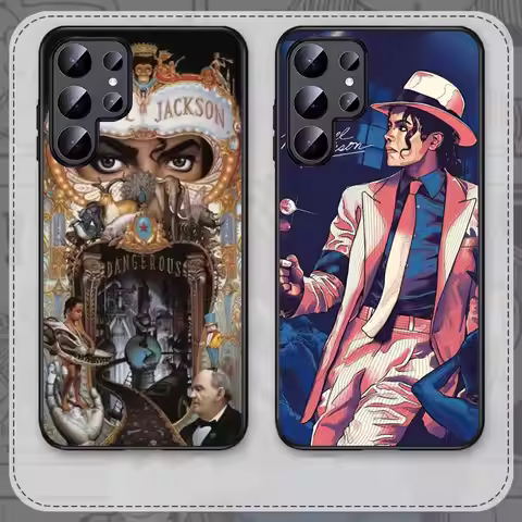 Music Michael J-Jackson Phone Case For Samsung S 24 fe 25 Ultra plus 20 lite 21 30 22 23 24 22 Ultra