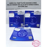 AMIKO SILICONE OIL PUMP FILTER HOUSING O-RING KELISA KENARI VIVA ALZA MYVI AVANZA KANCIL SILICONE (S