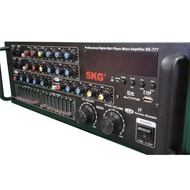 PP SOUND แอมป์ขยายเสียง power amplifier SKG เครื่องแอมป์ขยาย Bluetooth USB 5000w P.M.P.O รุ่น SK-777