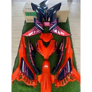 Body coverset Y16 oren purba batman stiker tanam brand velozi  cover y16zr