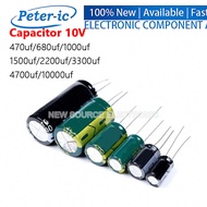 10V  Electrolytic Capacitor 100uf/470uf/680uf/1000uf/1500uf/2200uf/3300uf/4700uf/10000uf (2-50pcs) A