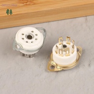 [GrandLarge] 2 PCS 7pin B7G Ceramic Vacuum Tube Socket Valve Base For 6Z4/EAA91/EC92, Etc. Vintage A
