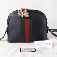 Tas Wanita Branded Gucci Ophidia dome web leather Original