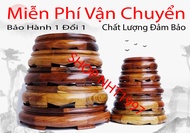Kỷ tròn bẹt cao 6cm đôn tròn gỗ đế bát hương gỗ hương