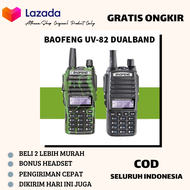 PALING BERKUALITAS DAN BISA COD   UV-82 PRO 8WATT 5000 MAH Walkie Talkie Walky Talky HT Radio UV82 H