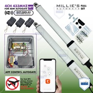 WIFI MILLIE‘S ( 4CH 433MHZ )  FOLDING & SWING AUTOGATE SYSTEM ( Full set with battery/without batter