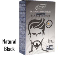 Unique for Men Hair Dye for Moustache COLOUR CREAM NATURAL BLACK 60ML