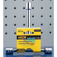 JASON 3 Way T-Socket Socket Wrench Select Size 8 10 12 14 mm