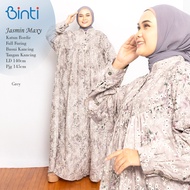 Dress Jumbo LD 140 4XL XXXXL Jasmin Maxi Bahan Katun Bordir By Binti Gamis Jumbo Wanita Terbaru Moti