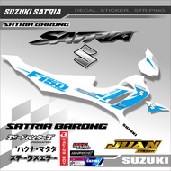 STRIPING SATRIA FU LAMA F150 BARONG STIKER VARIASI MOTIF KEREN TERLARIS