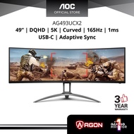 AOC AG493UCX2 49" 5k Dual QHD 165Hz 1ms Gaming monitor