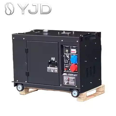High Quality Best Sale 9KW Silent Diesel Generator Set 12kva Genset Price Portable Soundproof Invert