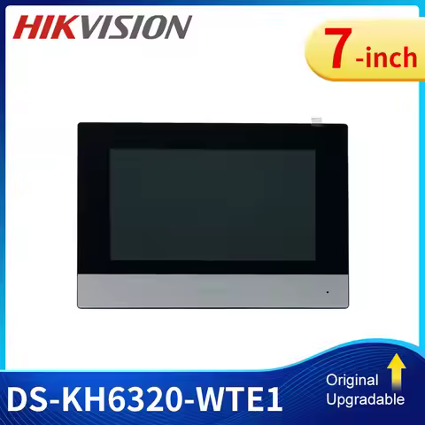 Hikvision DS-KH6320-WTE1 7 Inch IP Indoor Monitor Intercom WIFI POE Smart Video Intercom Wireless Un