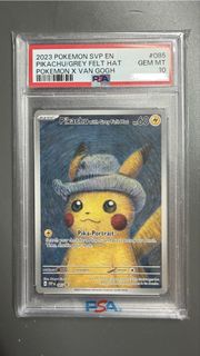 [PSA 10] Pokemon x Van Gogh Museum Pikachu Promo Card 竼高比卡超 [SVP085]