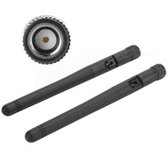 2Pcs Antenna Wifi Antenna 2.4G 5G Dual‑Band Wireless Routing Network Card Antennas 5DBI 11CM