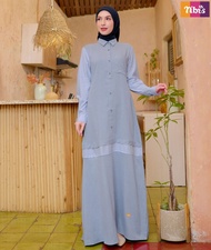 Gamis Nibras Terbaru NB B131 Gamis Wanita Nibras Kekinian Fashion Muslim Termurah