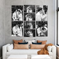 Custom photo print + frame block package C size 30x40 4pc 20x30 4pc