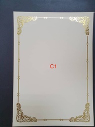 Plain Certificate Paper A4 size 100PCS