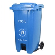 ถังขยะพลาสติก เกรดA (มีล้อ) 30L 50L 100L 120L 240L  260L ถังขยะฝาเรียบ ถังขยะเทศบาล ถังขยะกทม. ถังขย