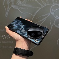 Ốp Lưng Điện Thoại Bảo Vệ Toàn Diện Bằng Kính Ice Crystal Feathers Dành Cho Vivo X200 pro Mini X100 