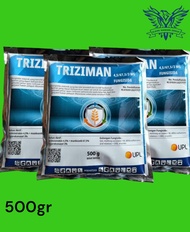 Fungisida TRIZIMAN 45/675/3 WG 500 Gram Bahan Aktif azoksistrobin 45% mankozeb 675% siprokonazol 3%