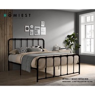 [HOMIEST] DUMEE/VENICE/GINA Metal Bed Frame Single / Queen (Optional) HD Foam Mattress