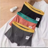 Men's Cotton boxer brief for men's, Elastic boxer brief, 4pcs assorted boxer.Maiko men's boxer
