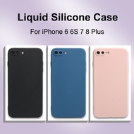 Original Case For iphone 6 6S 7 8 Plus Shockproof TPU Liquid Silicone Protective Phone Back Cover for iphone 6 6s 7 8 plus Case
