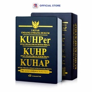 Buku Hukum Undang Undang / 3 Kitab UU Hukum KALF COVER : KUHPer KUHP KUHAP Beserta Penjelasannya