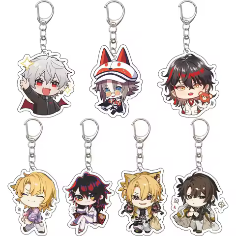 55MM Anime VTuber NIJISANJI EN Vox Akuma Luca Kaneshiro Mysta Rias Ike Eveland Shu Yamino Acrylic Ke