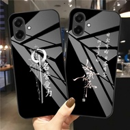 {F685} SAMSUNG A07 Glass Softcase - SAMSUNG A07 HP Casing - SAMSUNG A07 Case NEW CAMERA PROTECTOR