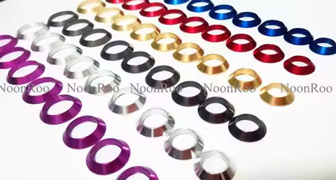 Winding Check Trim Ring For Fishing Rod Decorative Ring DIY Fishing Rod Aluminum Part Repair Compone