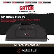Gator GP-HDWE-1436-PE Drum Hardware Bag with Wheels - 14" x 36" (GPHDWE1436PE)