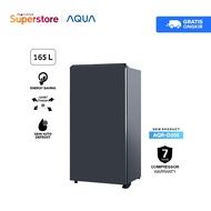 Aqua Kulkas One Door Satu Pintu 165 L - AQR-D205 | AQR-D205 MDS