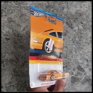 Hot Wheels Porsche SERIES 1971 Porsche 911 Orange Japan Sticker - HW SERIES