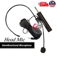AHUJA CTP-10DX Electret Condenser Omnidirectional Microphone Head Mic Surau, Sembayang, Lecture 10m 