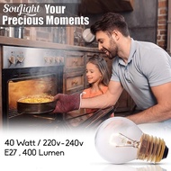 40W E27 High Temperature Oven Bulb 300°C Celsius Degree Oven Toaster Light Bulbs Microwave Oven Bulb
