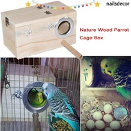 YUSENS Bird Breeding Box Budgie Wooden Security Nesting House