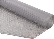 RESILIA Deep-Pile Carpet Runner - Plastic Vinyl Carpet & Rug Protector, Waterproof Clear Vinyl Floor