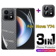 3in1 Front Back Full Cover Protection Tpu Hydrogel Film For Huawei nova Y74 Y73 4G 2026 Nova Y 74 73