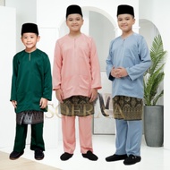 SIZE NB hingga 5: Baju Melayu Johor Budak.Baju Melayu Teluk Belanga Kanak2.Baju Melayu Johor Sedondo