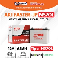 Aki Faster JP NS70L 12V 65Ah untuk Mazda CX5 CX7 CX9